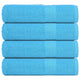 Vidaxl handdoeken frogn 4 st 50x100 cm 360 g m² turquoise