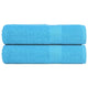 Vidaxl douchehanddoeken frogn 2 st 70x140 cm 360 g m² turquoise