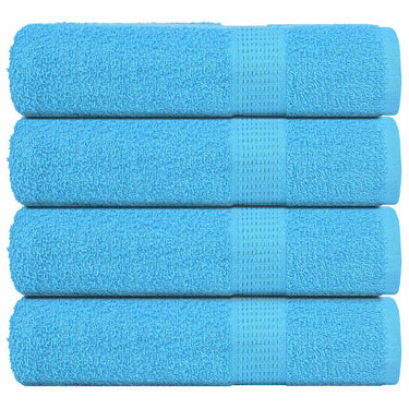 Vidaxl douchehanddoeken frogn 4 st 70x140 cm 360 g m² turquoise