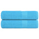 Vidaxl badhanddoeken frogn 2 st 100x150 cm 360 g m² turquoise