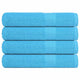 Vidaxl saunahanddoeken 4 st 80x200 cm 360 g m² 100% katoen turquoise