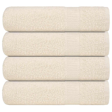 Vidaxl handdoeken frogn 4 st 50x100 cm 360 g m² crème