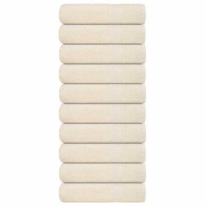 Vidaxl badhanddoeken frogn 10 st 100x150 cm 360 g m² crème