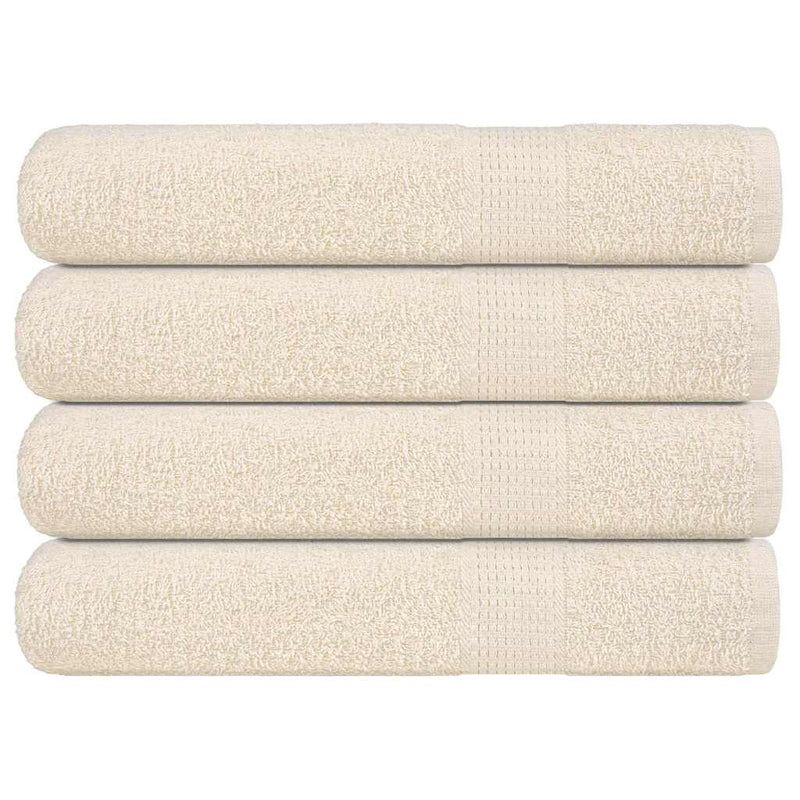 Load image into Gallery viewer, Vidaxl saunahanddoeken frogn 4 st 80x200 cm 360 g m² crème
