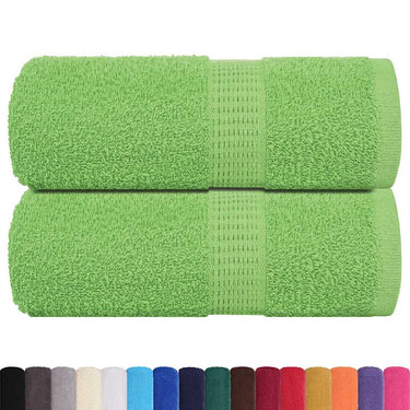 Vidaxl washandjes frogn 2 st 30x30 cm 360 g m² appelgroen