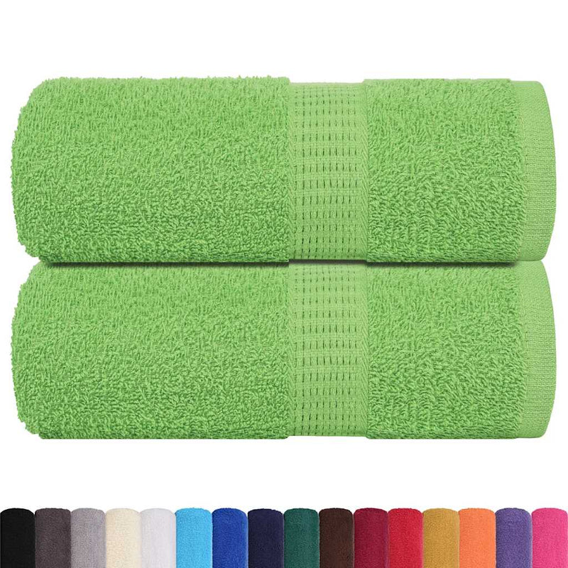 Load image into Gallery viewer, Vidaxl washandjes frogn 2 st 30x30 cm 360 g m² appelgroen
