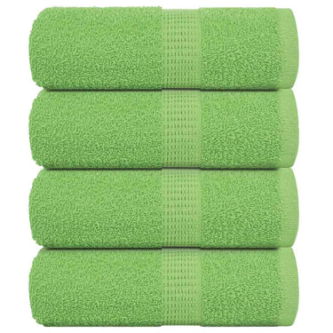 Vidaxl washandjes frogn 4 st 30x30 cm 360 g m² appelgroen