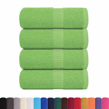 Vidaxl washandjes frogn 4 st 30x30 cm 360 g m² appelgroen