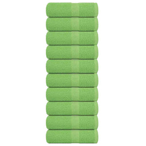 Vidaxl gastendoekjes frogn 10 st 30x50 cm 360 g m² appelgroen