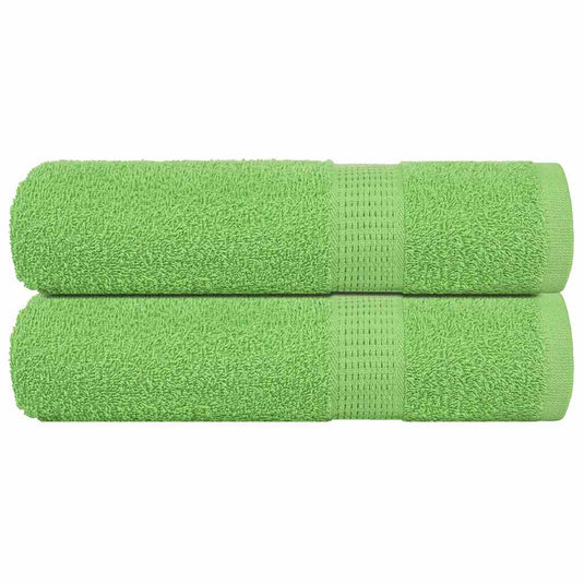 Vidaxl handdoeken frogn 2 st 50x100 cm 360 g m² appelgroen