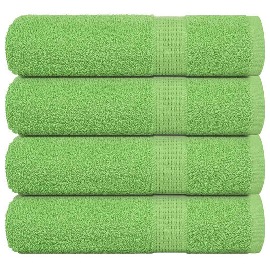 Vidaxl handdoeken frogn 4 st 50x100 cm 360 g m² appelgroen