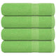 Vidaxl douchehanddoeken frogn 4 st 70x140 cm 360 g m² appelgroen