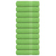Vidaxl badhanddoeken frogn 10 st 100x150 cm 360 g m² appelgroen