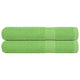 Vidaxl handdoeken frogn 2 st 100x200 cm 360 g m² appelgroen