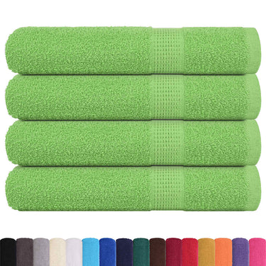Vidaxl handdoeken frogn 4 st 100x200 cm 360 g m² appelgroen
