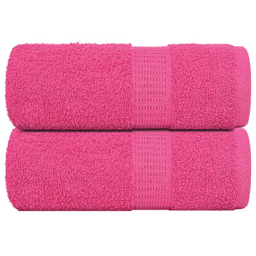 Vidaxl washandjes frogn 2 st 30x30 cm 360 g m² roze