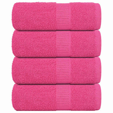Vidaxl washandjes frogn 4 st 30x30 cm 360 g m² roze