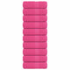 Vidaxl washandjes frogn 10 st 30x30 cm 360 g m² roze