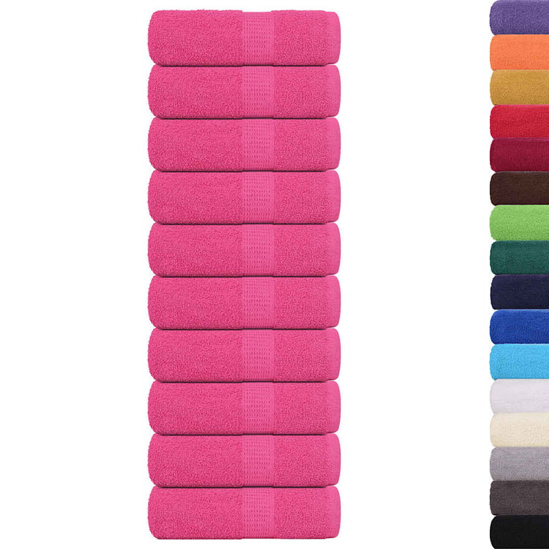Load image into Gallery viewer, Vidaxl washandjes frogn 10 st 30x30 cm 360 g m² roze
