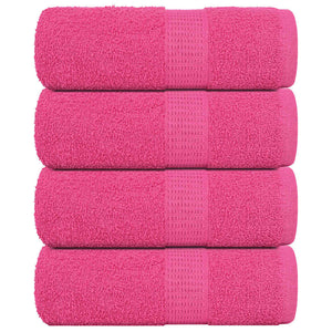 Vidaxl gastendoekjes frogn 4 st 30x50 cm 360 g m² roze