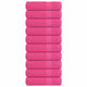 Vidaxl handdoeken frogn 10 st 50x100 cm 360 g m² roze