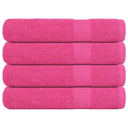 Vidaxl saunahanddoeken frogn 4 st 80x200 cm 360 g m² roze