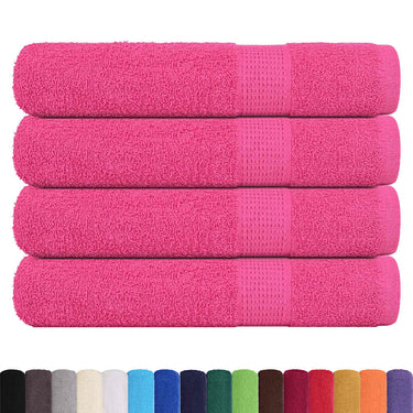 Vidaxl saunahanddoeken frogn 4 st 80x200 cm 360 g m² roze