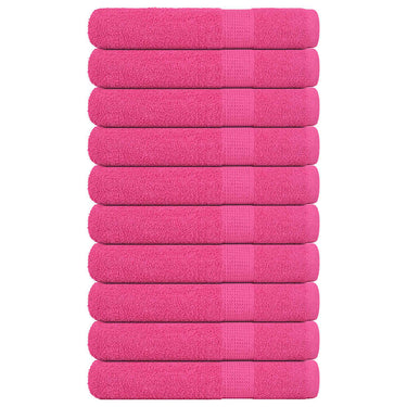 Vidaxl saunahanddoeken frogn 10 st 80x200 cm 360 g m² roze