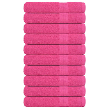 Vidaxl handdoeken frogn 10 st 100x200 cm 360 g m² roze