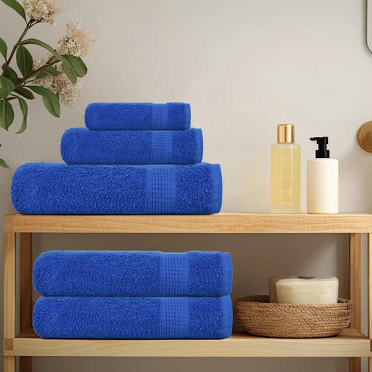 Vidaxl 8-delige handdoekenset frogn 360 g m² blauw