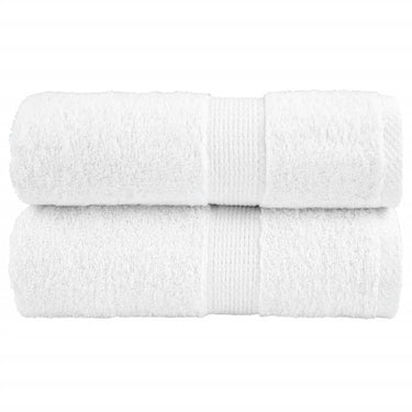 Vidaxl premium washandjes solund 2 stuks 30x30 cm 600 g m² wit