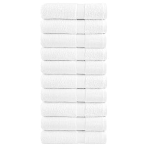 Vidaxl handdoeken solund 10 st 600 g m² 50x100 cm wiit