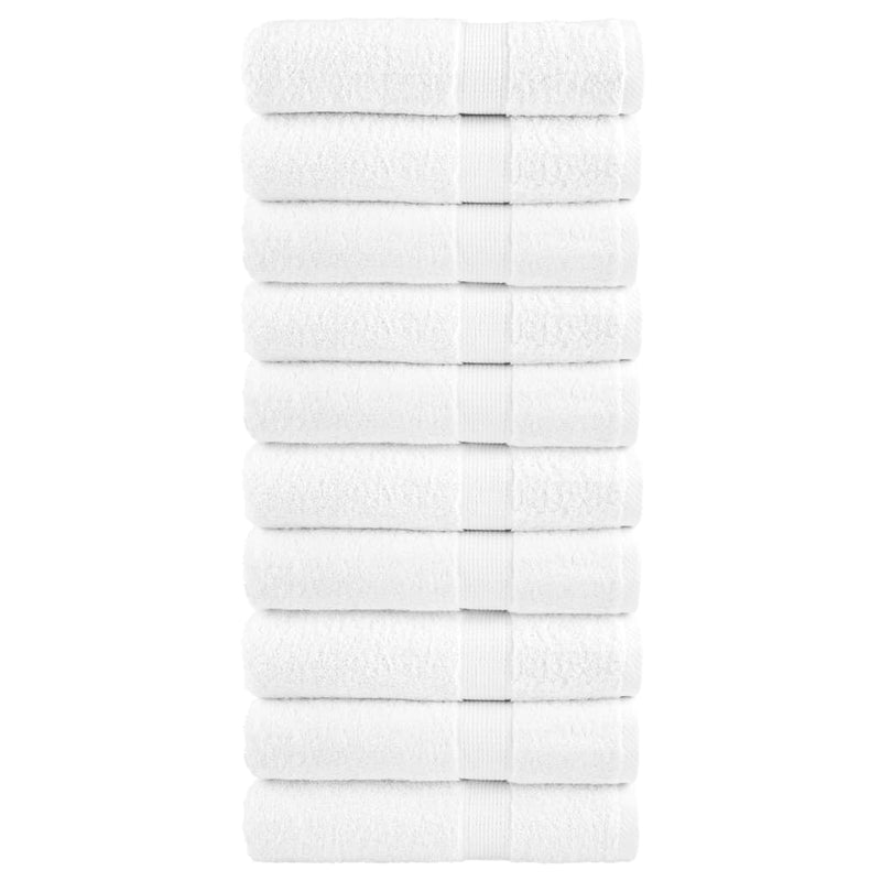 Load image into Gallery viewer, Vidaxl handdoeken solund 10 st 600 g m² 50x100 cm wiit
