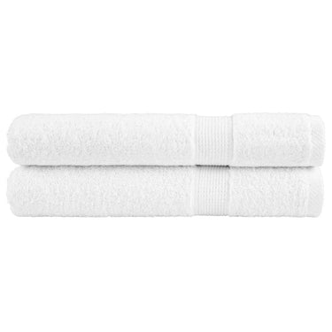 Vidaxl saunadoeken solund 2 st 600 g m² 80x200 cm wit