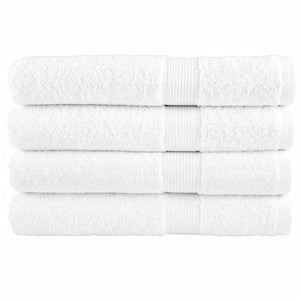 Vidaxl saunadoeken solund 4 st 600 g m² 80x200 cm wit