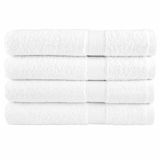 Vidaxl saunadoeken solund 4 st 600 g m² 80x200 cm wit