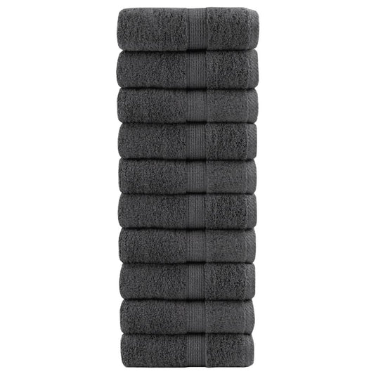 Vidaxl gastendoekjes solund 10 st 600 g m² 30x50 cm antraciet