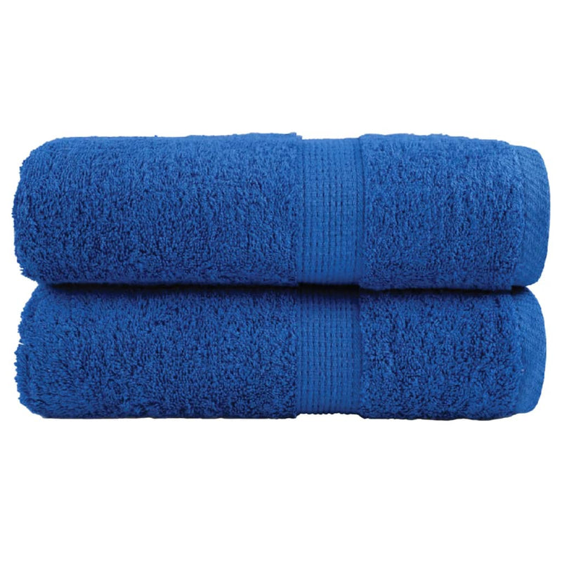 Load image into Gallery viewer, Vidaxl premium washandjes solund 2 stuks blauw 30x30 cm 600 g m²
