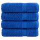 Vidaxl handdoeken solund 4 st 600 g m² 50x100 cm blauw