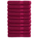 Vidaxl saunahanddoeken solund 10 st 600 g m² 80x200 cm bordeaux