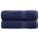 Vidaxl handdoeken solund 2 st 600 g m² 50x100 cm marineblauw