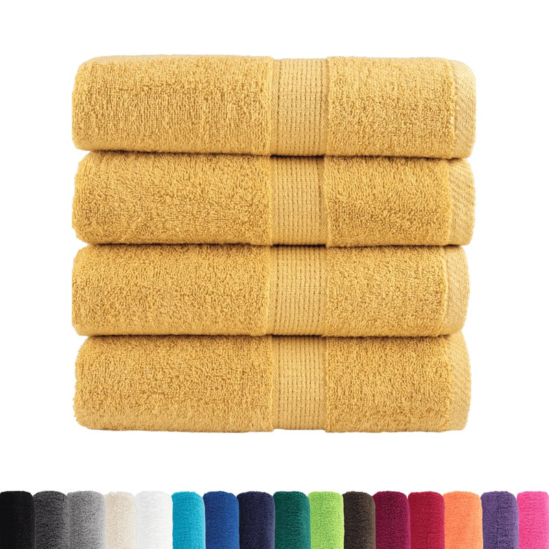 Load image into Gallery viewer, Vidaxl gastendoekjes solund 4 st 600 g m² 30x50 cm goudkleurig
