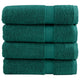 VidaXL Handdoeken SOLUND 4 st 600 g m² 50x100 cm groen