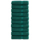 Vidaxl handdoeken solund 10 st 600 g m² 50x100 cm groen