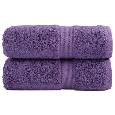 Vidaxl gastendoekjes solund 2 st 600 g m² 30x50 cm paars