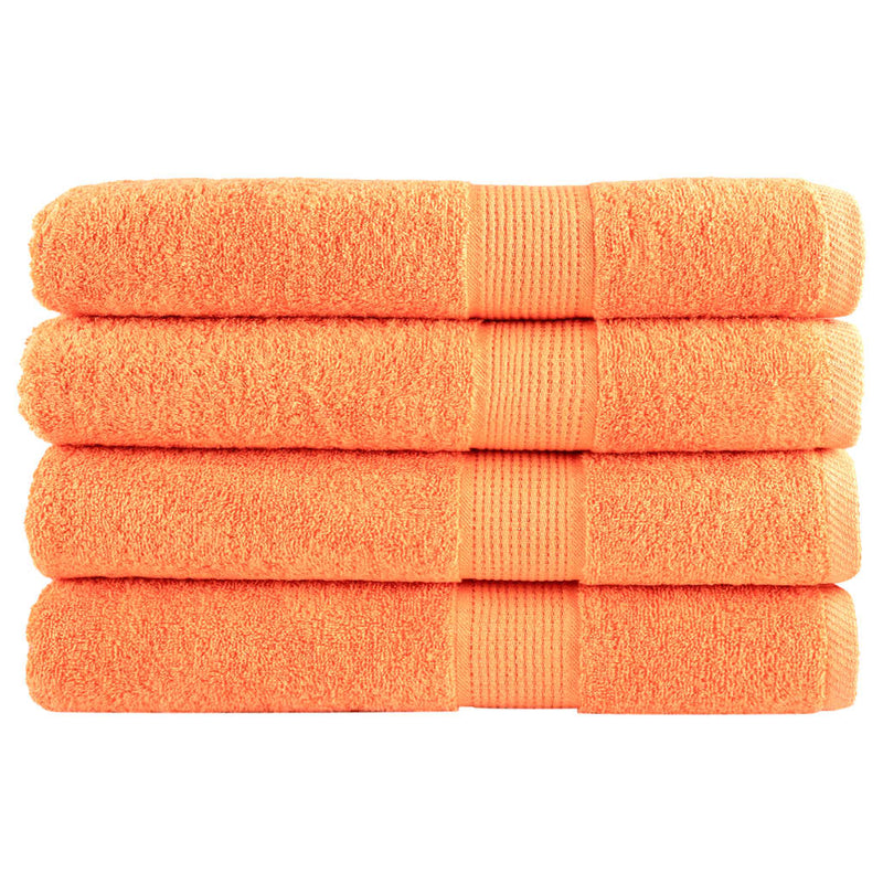 Load image into Gallery viewer, Vidaxl saunadoeken solund 4 st 600 g m² 80x200 cm oranje
