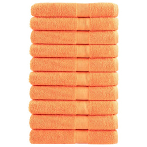 Vidaxl saunadoeken solund 10 st 600 g m² 80x200 cm oranje