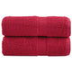 Vidaxl gastendoekjes solund 2 st 600 g m² 30x30 cm rood