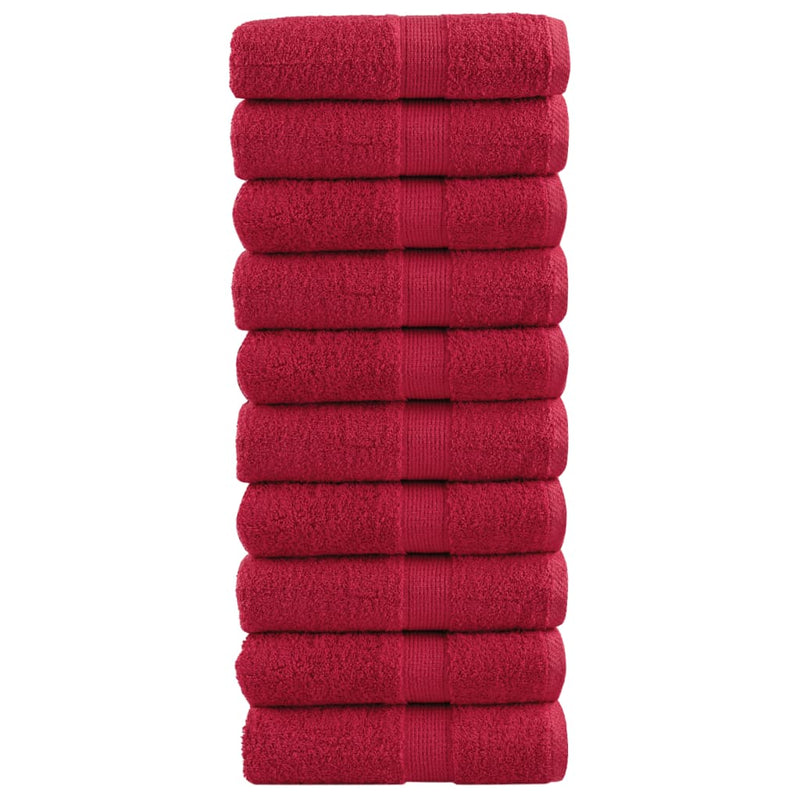 Load image into Gallery viewer, Vidaxl gastendoekjes solund 10 st 600 g m² 30x30 cm rood
