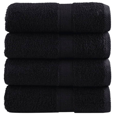 Vidaxl gastendoekjes solund 4 st 600 g m² 30x50 cm zwart